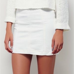Free People Modern Femme corduroy mini skirt 0